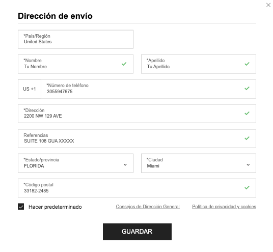 Como comprar en SHEIN EEUU desde Guatemala