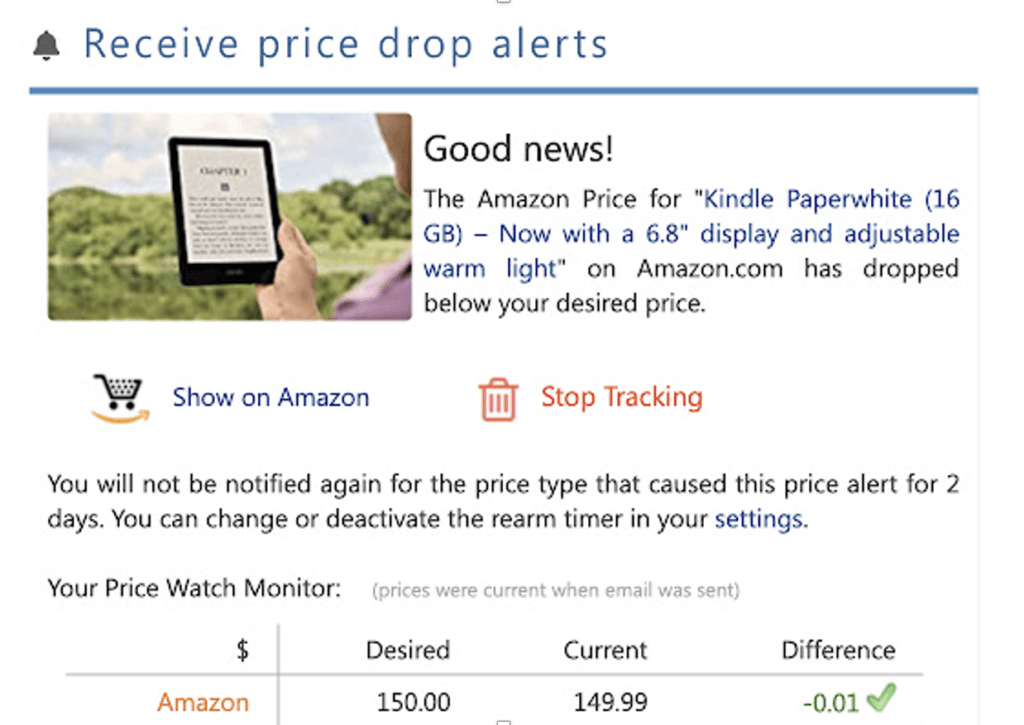 Price Drop Alerts