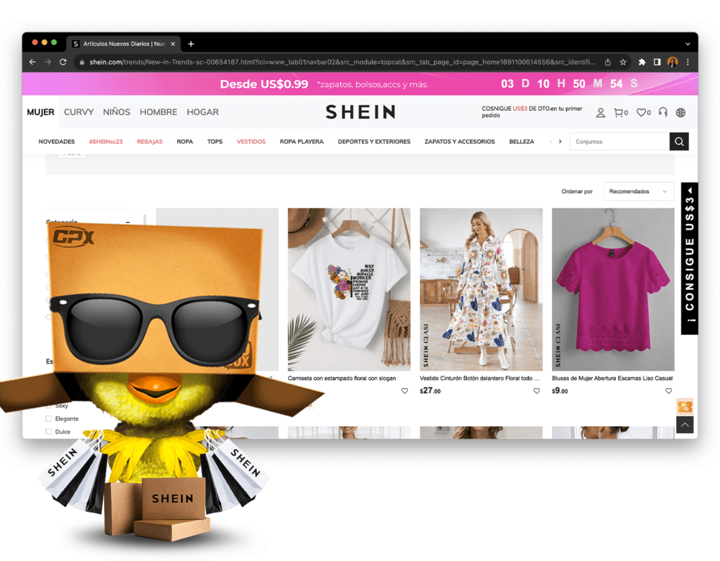 Tienda SHEIN Guatemala